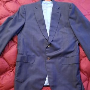 New, No Tags, ISAIA Mens Italian Blue Sportscoat,